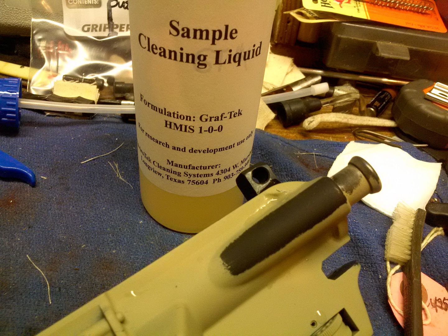 My 450 trunk gun, spray paint removal and bought an SBR by accident